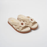 Classic Sandals in Buttercream
