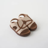 Mini Trekker Sandals in Beige