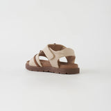 Mini Trekker Sandals in Beige