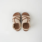 Mini Trekker Sandals in Beige