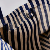 Wellness Blue Stripe Tote Bag
