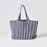 Wellness Blue Stripe Tote Bag